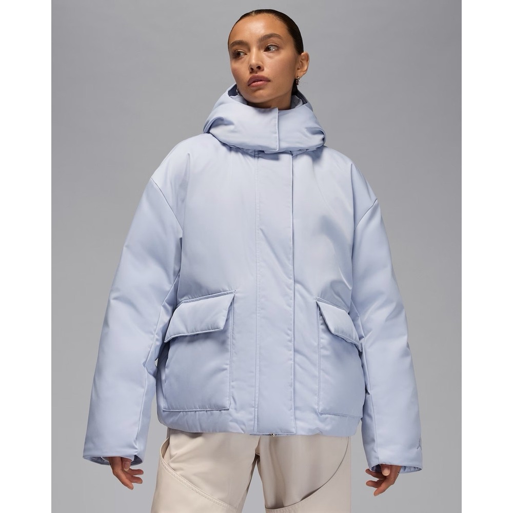 Nike Jordan Flight Therma-Fit Down Jacket Ghost Blue Women's Medium HV0360-057